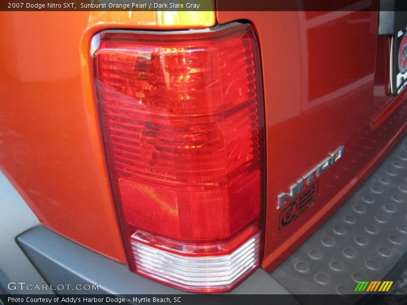 Sunburst Orange Pearl / Dark Slate Gray 2007 Dodge Nitro SXT