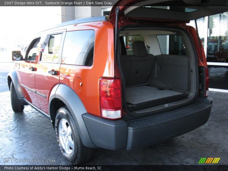 Sunburst Orange Pearl / Dark Slate Gray 2007 Dodge Nitro SXT