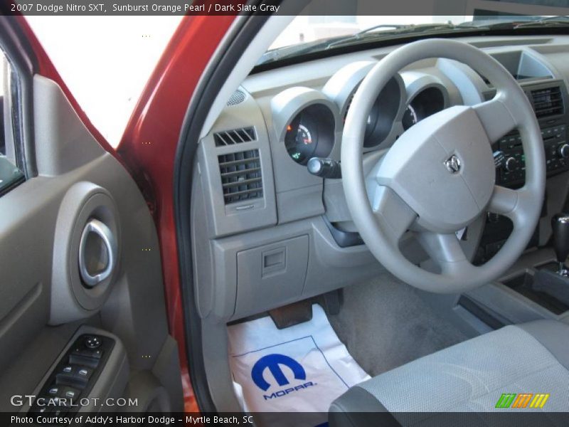 Sunburst Orange Pearl / Dark Slate Gray 2007 Dodge Nitro SXT