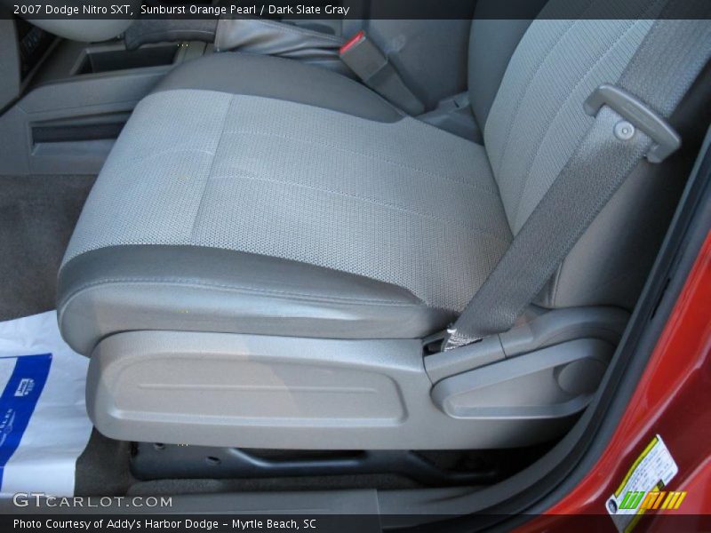Sunburst Orange Pearl / Dark Slate Gray 2007 Dodge Nitro SXT