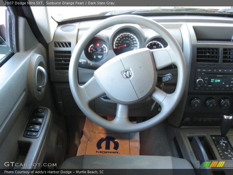 Sunburst Orange Pearl / Dark Slate Gray 2007 Dodge Nitro SXT