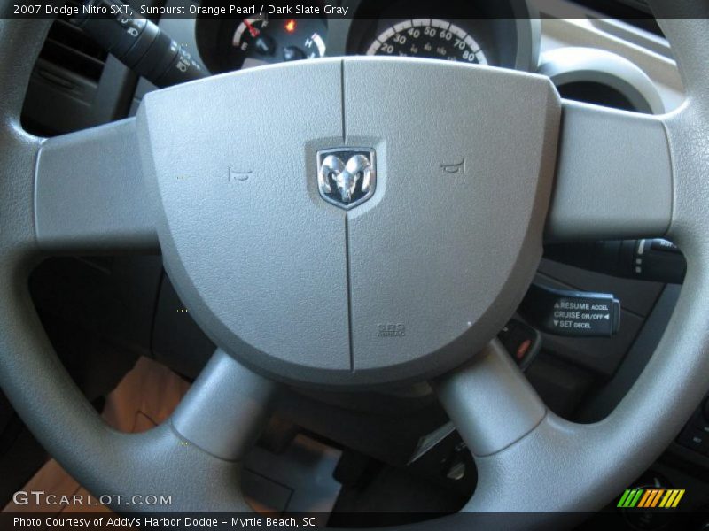 Sunburst Orange Pearl / Dark Slate Gray 2007 Dodge Nitro SXT