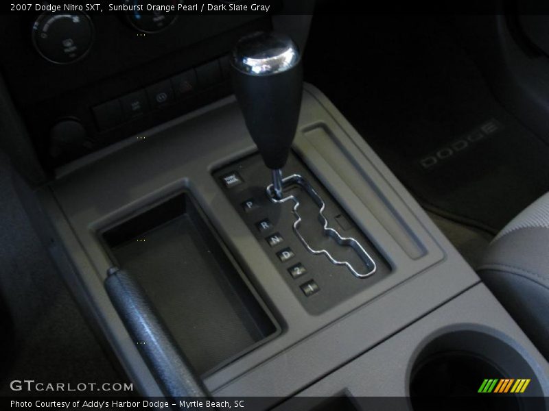 Sunburst Orange Pearl / Dark Slate Gray 2007 Dodge Nitro SXT