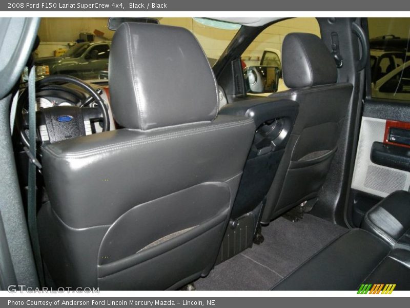 Black / Black 2008 Ford F150 Lariat SuperCrew 4x4