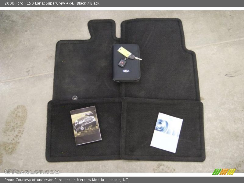 Black / Black 2008 Ford F150 Lariat SuperCrew 4x4