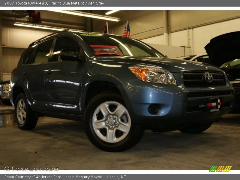 Pacific Blue Metallic / Ash Gray 2007 Toyota RAV4 4WD