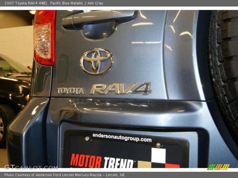 Pacific Blue Metallic / Ash Gray 2007 Toyota RAV4 4WD
