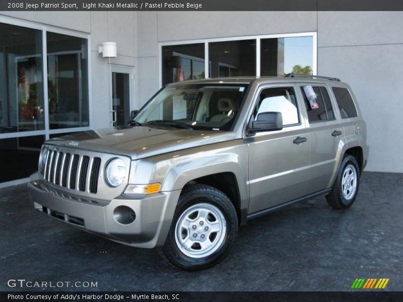 Light Khaki Metallic / Pastel Pebble Beige 2008 Jeep Patriot Sport