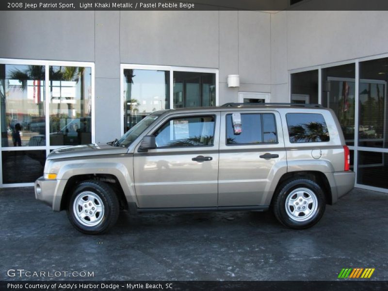 Light Khaki Metallic / Pastel Pebble Beige 2008 Jeep Patriot Sport