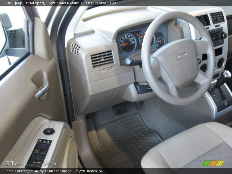 Light Khaki Metallic / Pastel Pebble Beige 2008 Jeep Patriot Sport