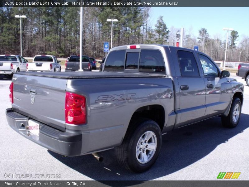 Mineral Gray Metallic / Dark Slate Gray/Medium Slate Gray 2008 Dodge Dakota SXT Crew Cab