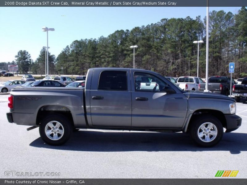 Mineral Gray Metallic / Dark Slate Gray/Medium Slate Gray 2008 Dodge Dakota SXT Crew Cab