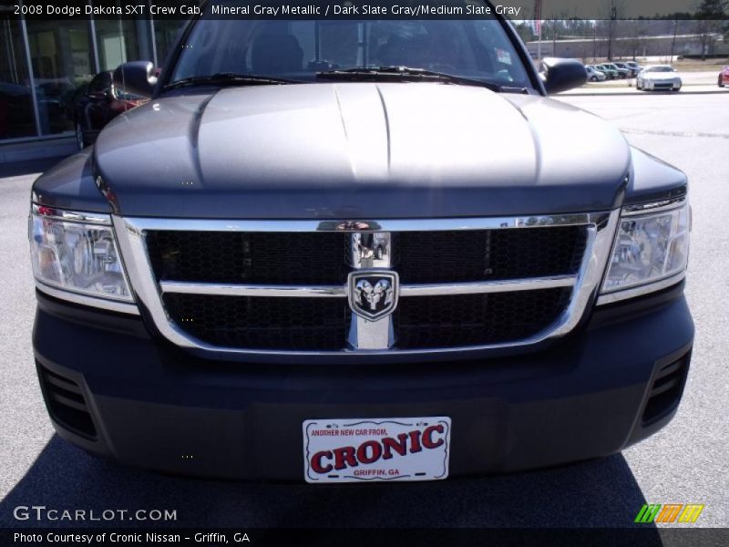 Mineral Gray Metallic / Dark Slate Gray/Medium Slate Gray 2008 Dodge Dakota SXT Crew Cab