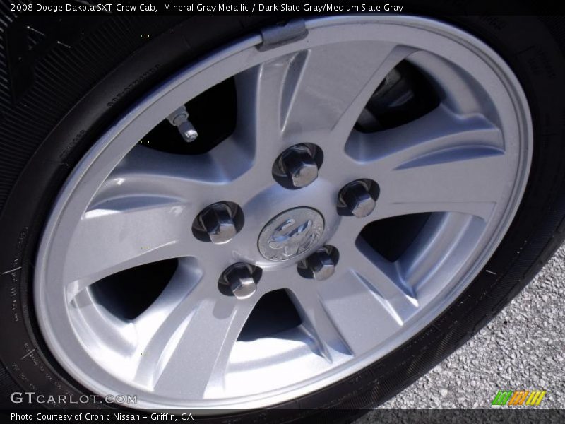 Mineral Gray Metallic / Dark Slate Gray/Medium Slate Gray 2008 Dodge Dakota SXT Crew Cab