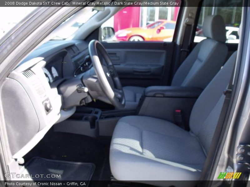 Mineral Gray Metallic / Dark Slate Gray/Medium Slate Gray 2008 Dodge Dakota SXT Crew Cab