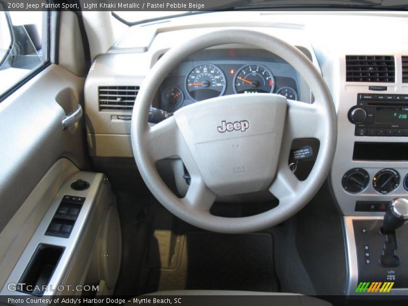 Light Khaki Metallic / Pastel Pebble Beige 2008 Jeep Patriot Sport