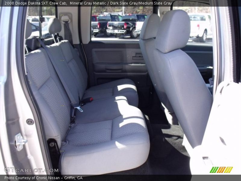 Mineral Gray Metallic / Dark Slate Gray/Medium Slate Gray 2008 Dodge Dakota SXT Crew Cab