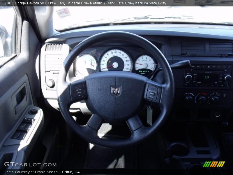 Mineral Gray Metallic / Dark Slate Gray/Medium Slate Gray 2008 Dodge Dakota SXT Crew Cab