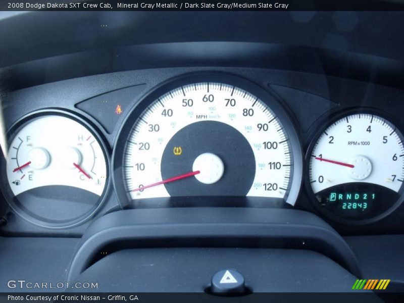 Mineral Gray Metallic / Dark Slate Gray/Medium Slate Gray 2008 Dodge Dakota SXT Crew Cab