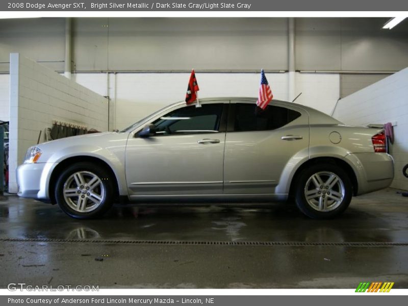 Bright Silver Metallic / Dark Slate Gray/Light Slate Gray 2008 Dodge Avenger SXT
