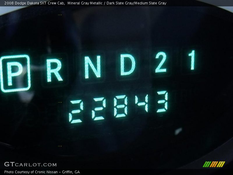 Mineral Gray Metallic / Dark Slate Gray/Medium Slate Gray 2008 Dodge Dakota SXT Crew Cab