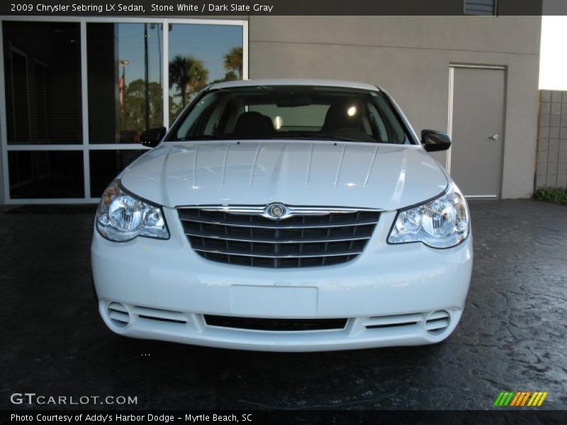 Stone White / Dark Slate Gray 2009 Chrysler Sebring LX Sedan