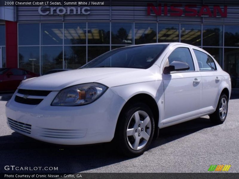 Summit White / Neutral 2008 Chevrolet Cobalt LT Sedan