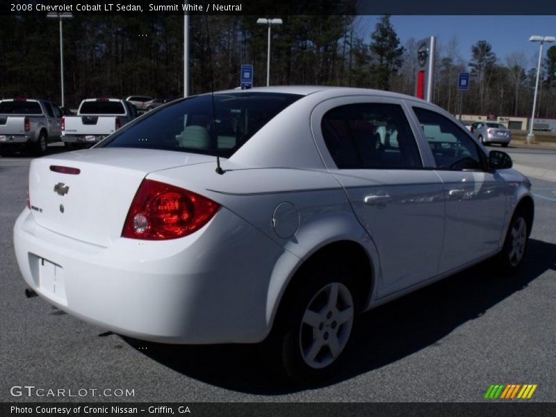 Summit White / Neutral 2008 Chevrolet Cobalt LT Sedan