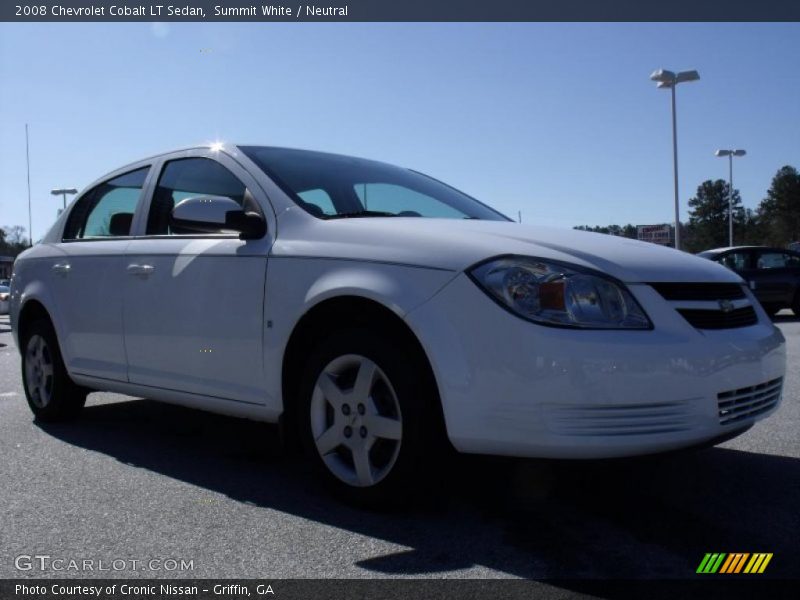 Summit White / Neutral 2008 Chevrolet Cobalt LT Sedan