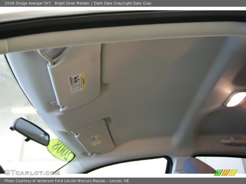 Bright Silver Metallic / Dark Slate Gray/Light Slate Gray 2008 Dodge Avenger SXT