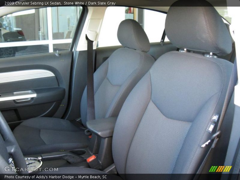 Stone White / Dark Slate Gray 2009 Chrysler Sebring LX Sedan