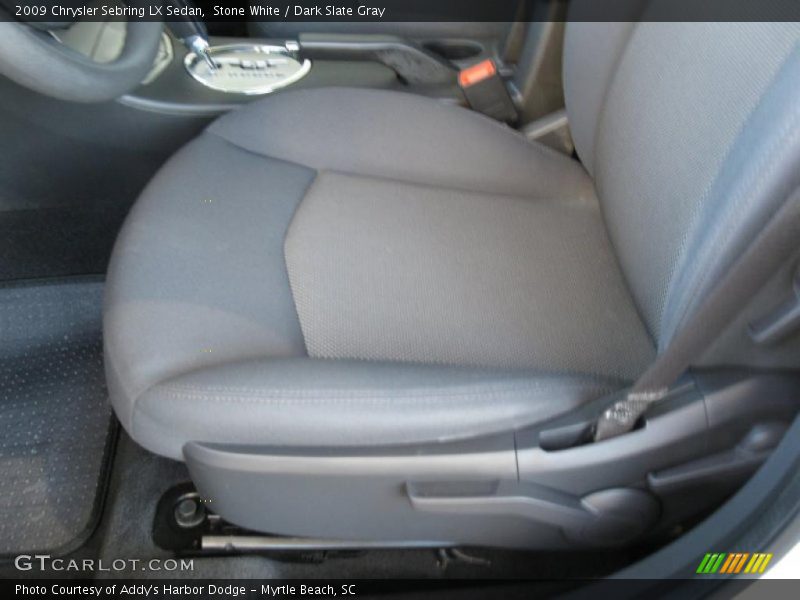 Stone White / Dark Slate Gray 2009 Chrysler Sebring LX Sedan