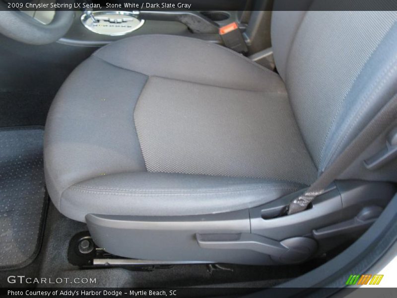 Stone White / Dark Slate Gray 2009 Chrysler Sebring LX Sedan
