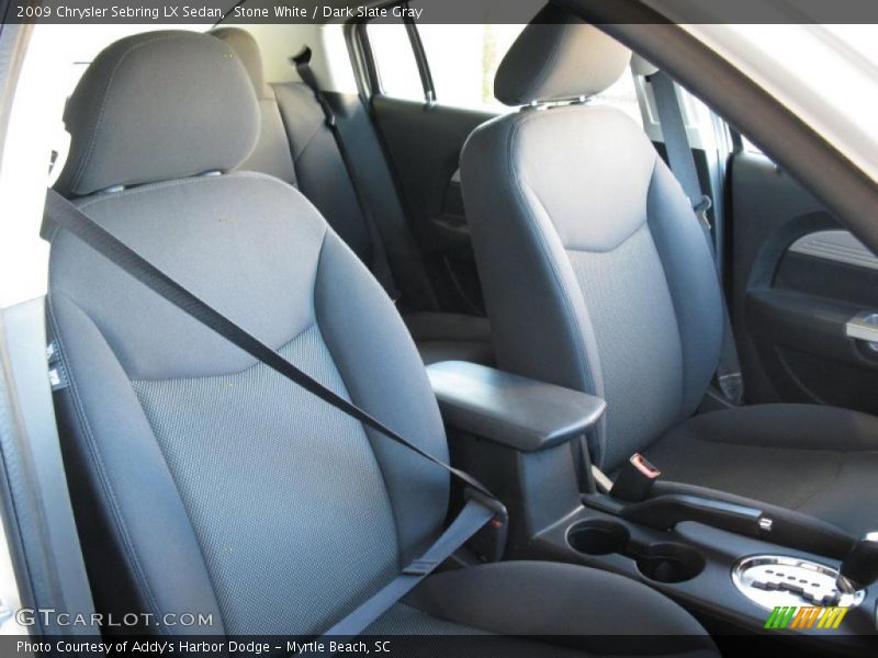 Stone White / Dark Slate Gray 2009 Chrysler Sebring LX Sedan