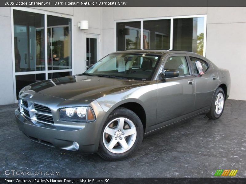 Dark Titanium Metallic / Dark Slate Gray 2009 Dodge Charger SXT
