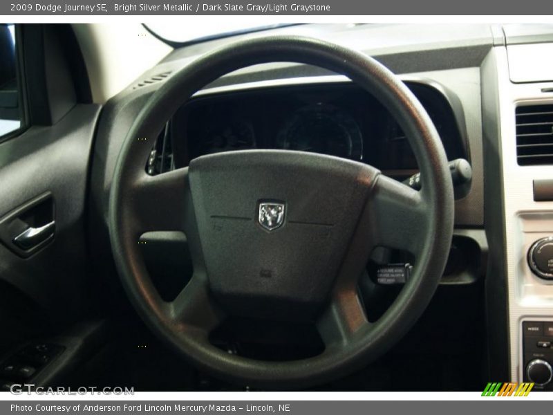 Bright Silver Metallic / Dark Slate Gray/Light Graystone 2009 Dodge Journey SE