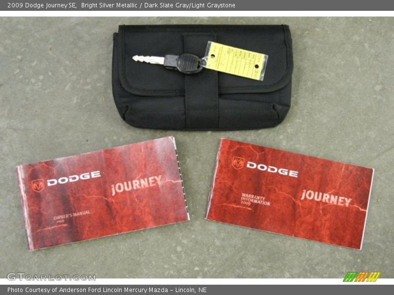 Bright Silver Metallic / Dark Slate Gray/Light Graystone 2009 Dodge Journey SE