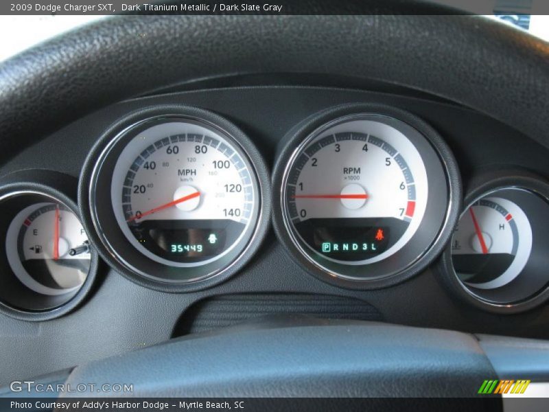 Dark Titanium Metallic / Dark Slate Gray 2009 Dodge Charger SXT