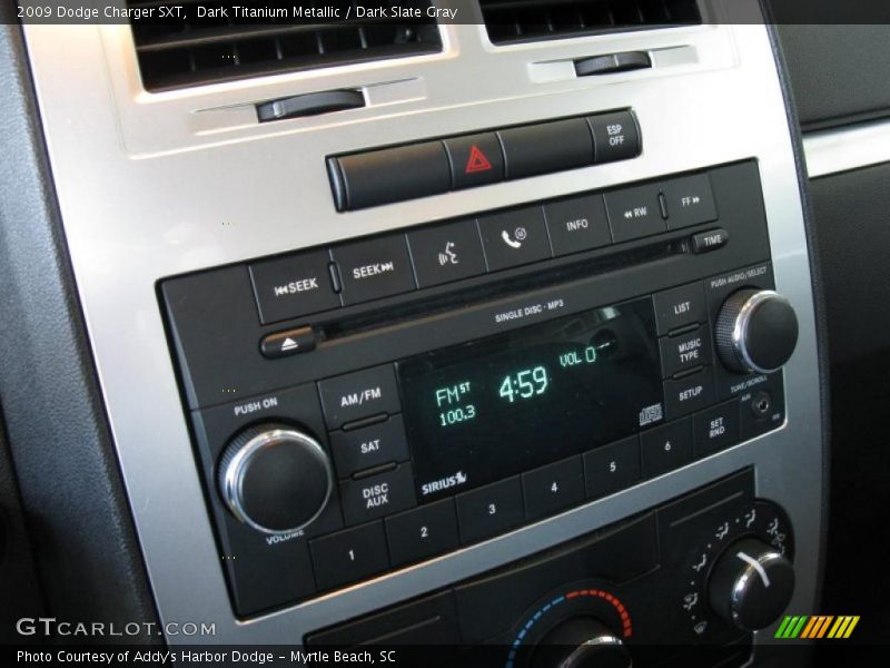 Dark Titanium Metallic / Dark Slate Gray 2009 Dodge Charger SXT