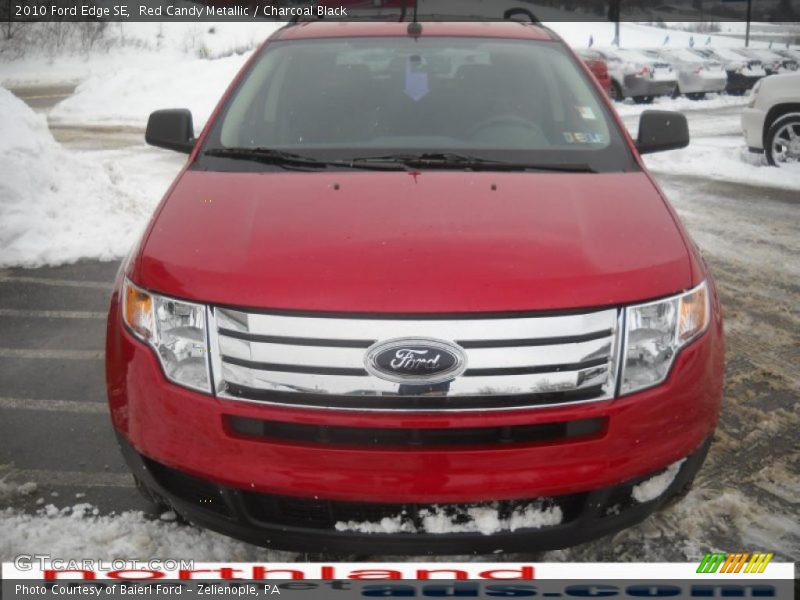 Red Candy Metallic / Charcoal Black 2010 Ford Edge SE