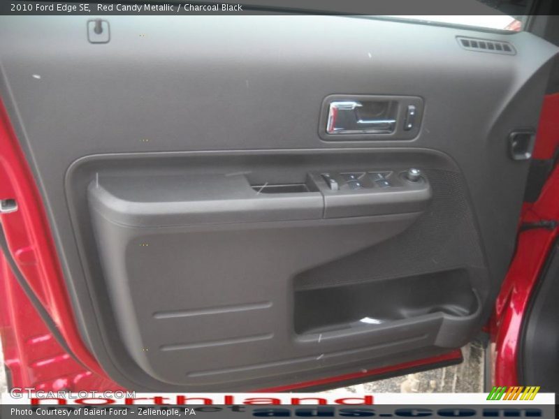 Red Candy Metallic / Charcoal Black 2010 Ford Edge SE
