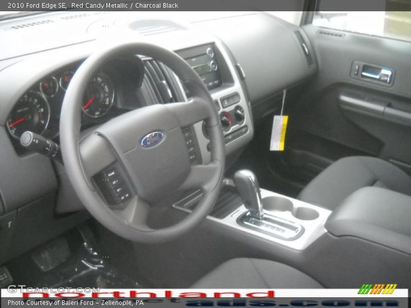 Red Candy Metallic / Charcoal Black 2010 Ford Edge SE