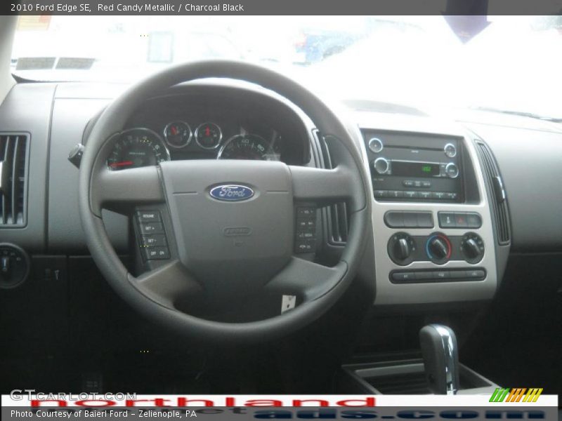 Red Candy Metallic / Charcoal Black 2010 Ford Edge SE