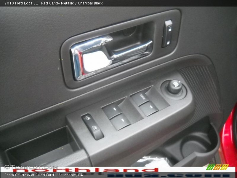 Red Candy Metallic / Charcoal Black 2010 Ford Edge SE