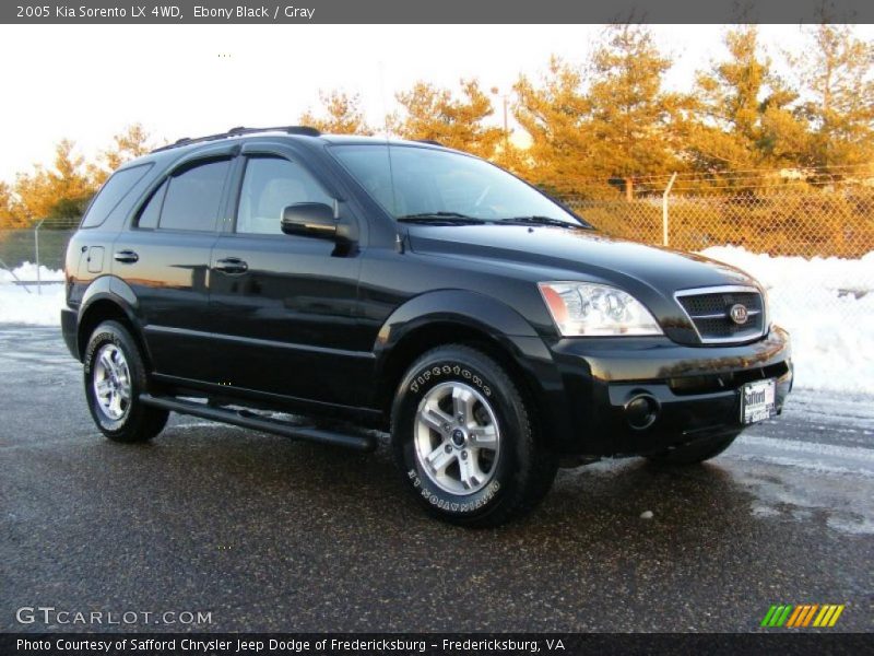 Ebony Black / Gray 2005 Kia Sorento LX 4WD