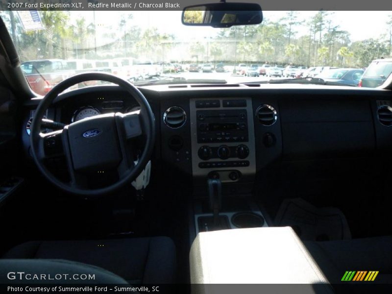 Redfire Metallic / Charcoal Black 2007 Ford Expedition XLT