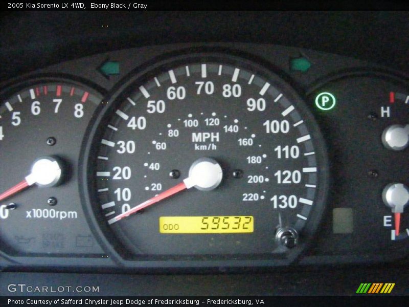 Ebony Black / Gray 2005 Kia Sorento LX 4WD