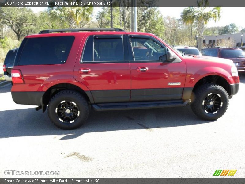 Redfire Metallic / Charcoal Black 2007 Ford Expedition XLT