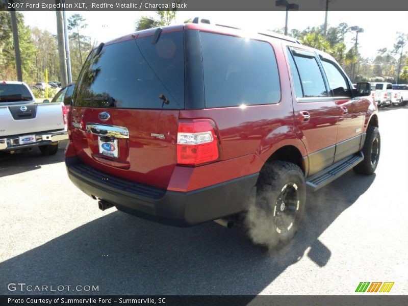Redfire Metallic / Charcoal Black 2007 Ford Expedition XLT
