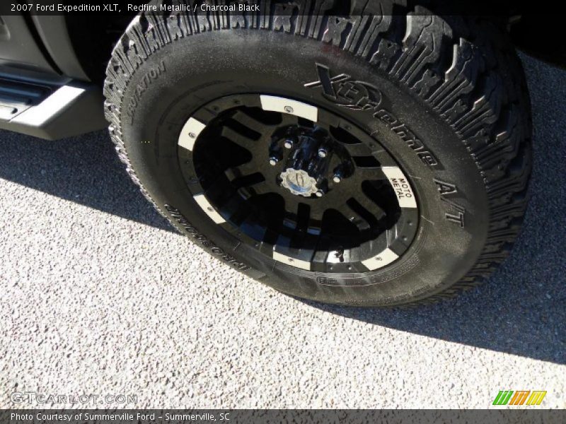 Redfire Metallic / Charcoal Black 2007 Ford Expedition XLT
